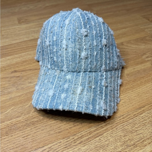 ORTTU Other - ORTTU Distressed Blue Denim Hat